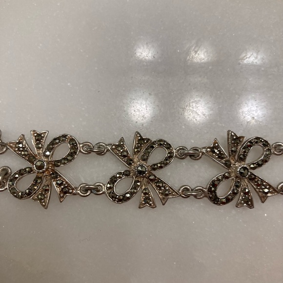 Marcasite Sterling Silver Bracelet - Picture 2 of 5